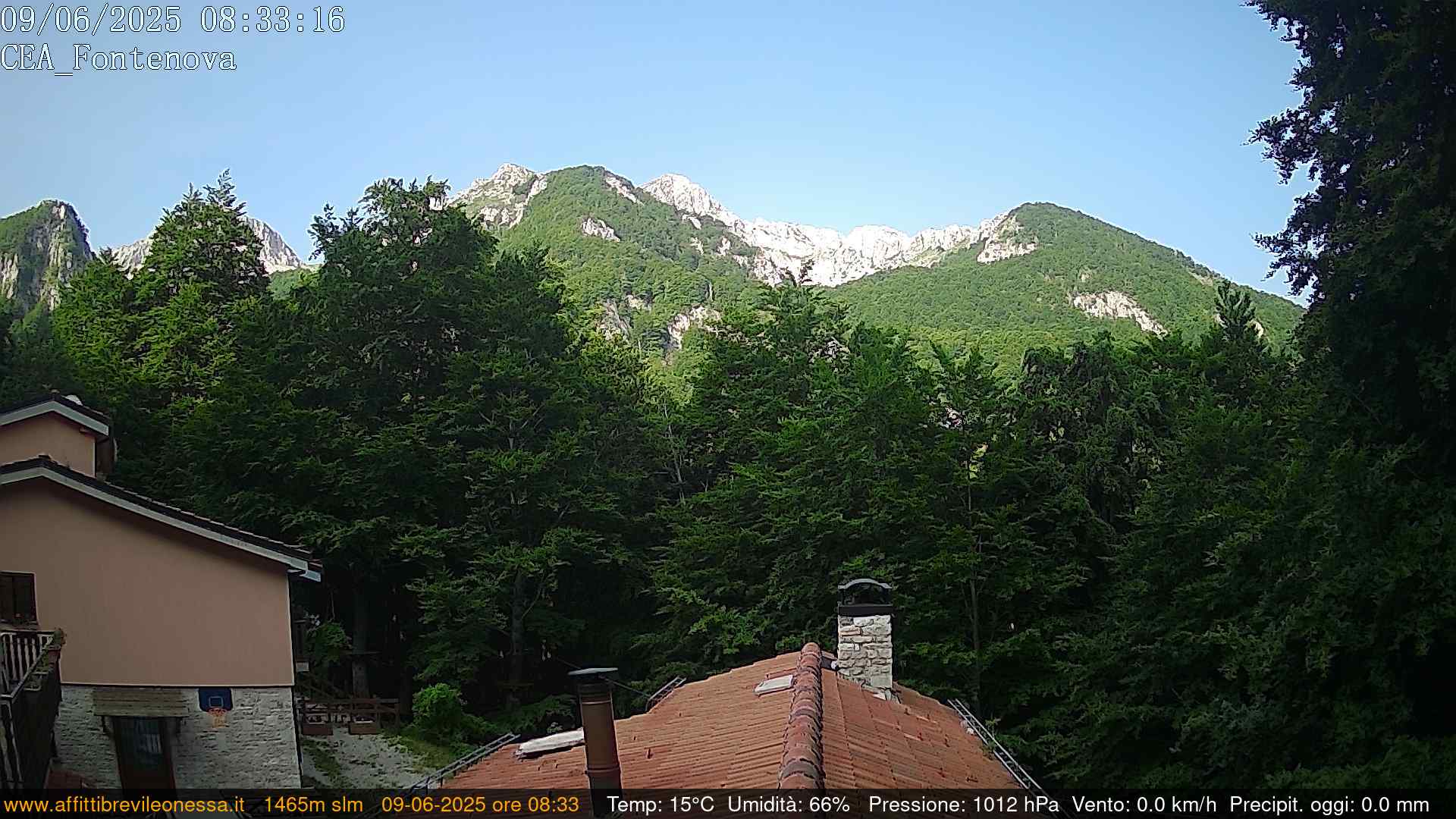 immagine della webcam nei dintorni di Monteleone di Spoleto: webcam Leonessa