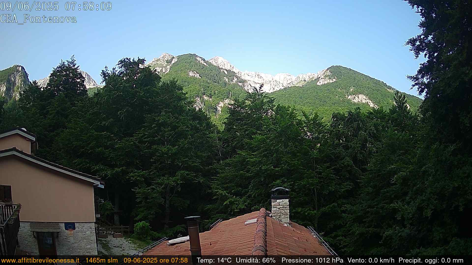immagine della webcam nei dintorni di Antrodoco: webcam Leonessa