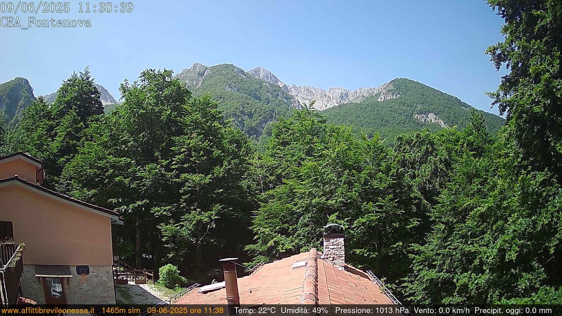 immagine della webcam nei dintorni di Spoleto: webcam Leonessa