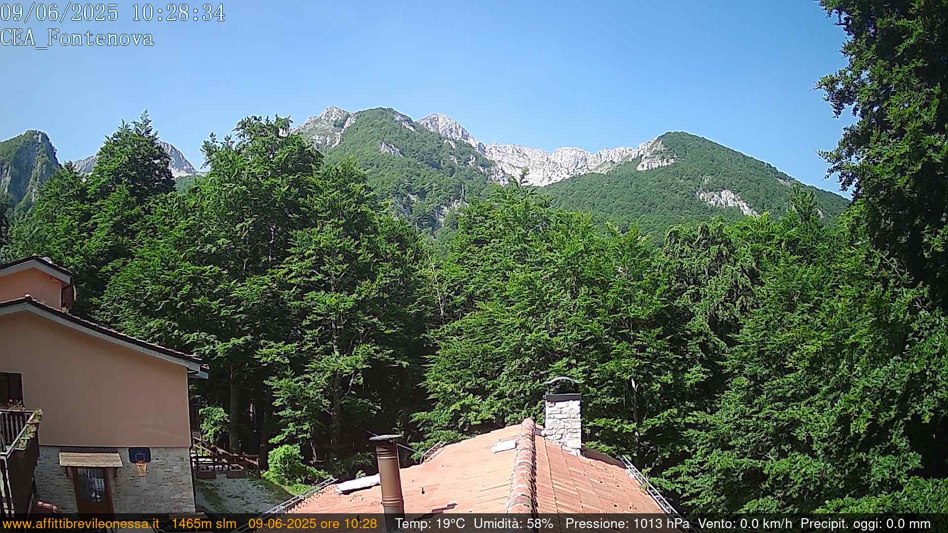 immagine della webcam nei dintorni di Arquata del Tronto: webcam Leonessa