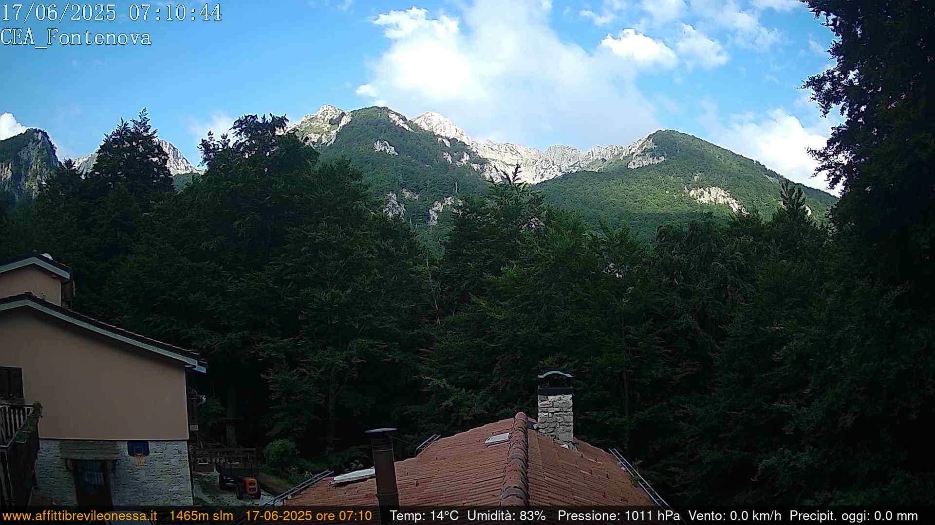 immagine della webcam nei dintorni di Cascate delle Marmore: webcam Leonessa