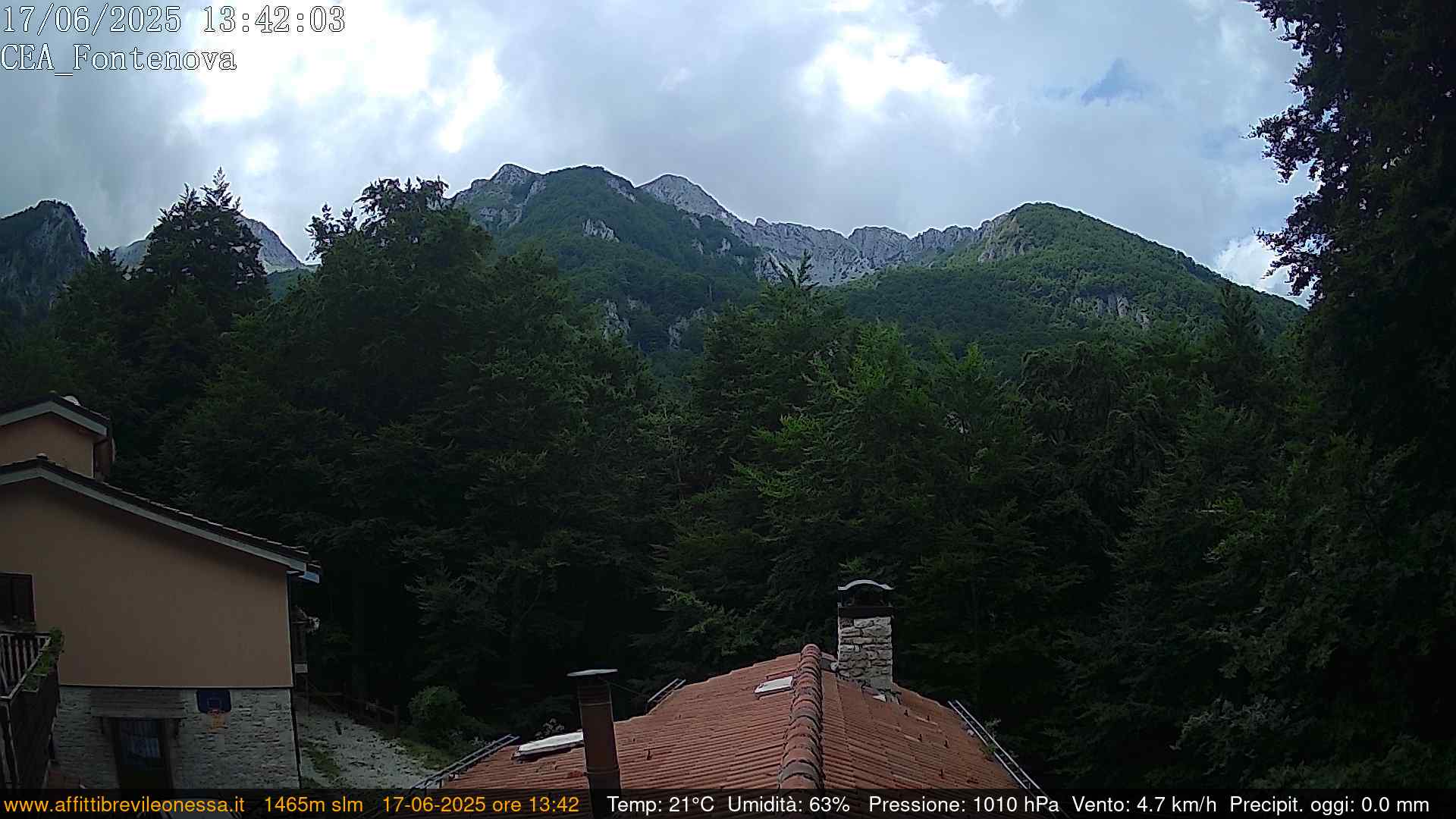 immagine della webcam nei dintorni di Cascate delle Marmore: webcam Leonessa