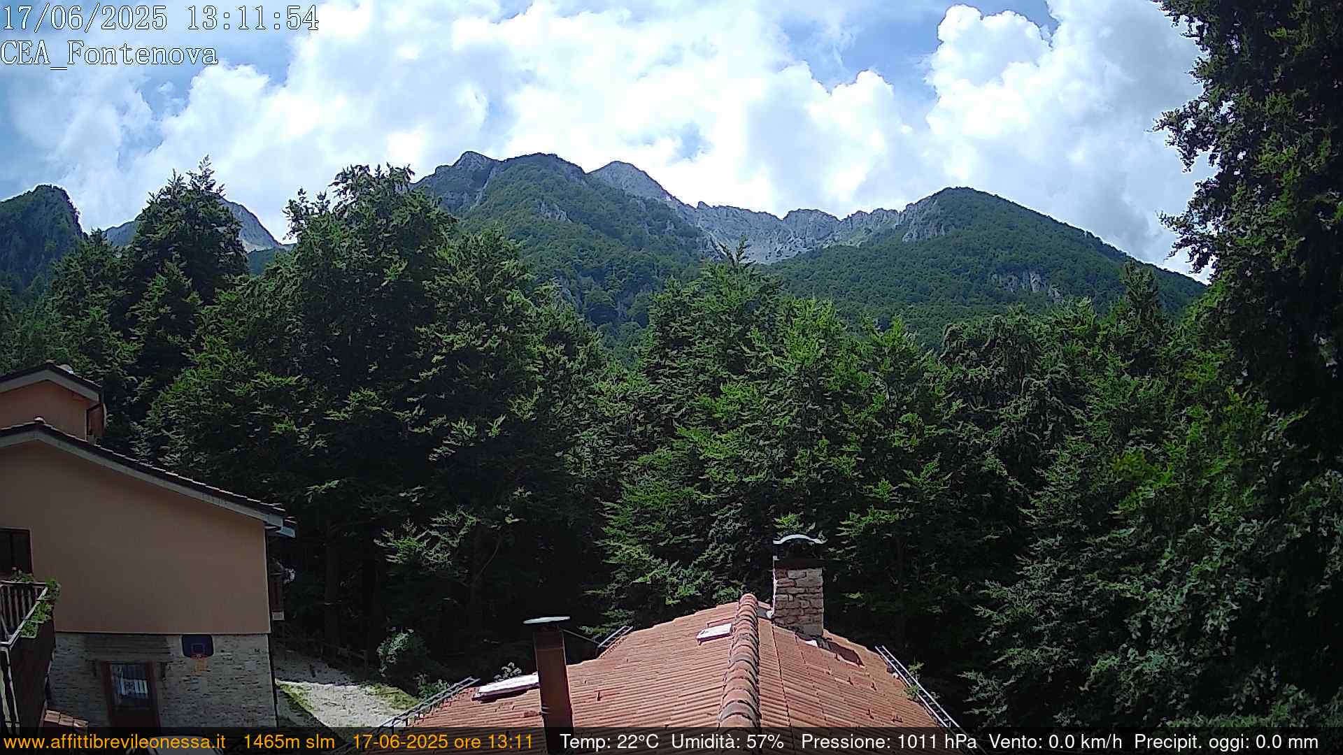 immagine della webcam nei dintorni di Poggio Bustone: webcam Leonessa