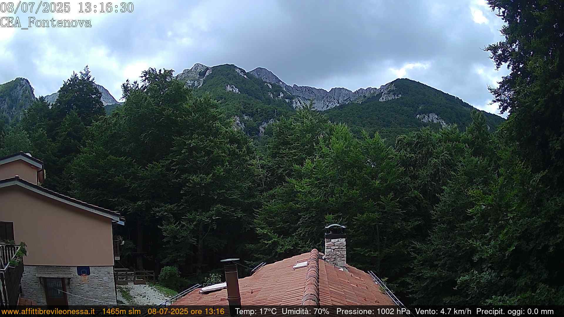 immagine della webcam nei dintorni di Antrodoco: webcam Leonessa
