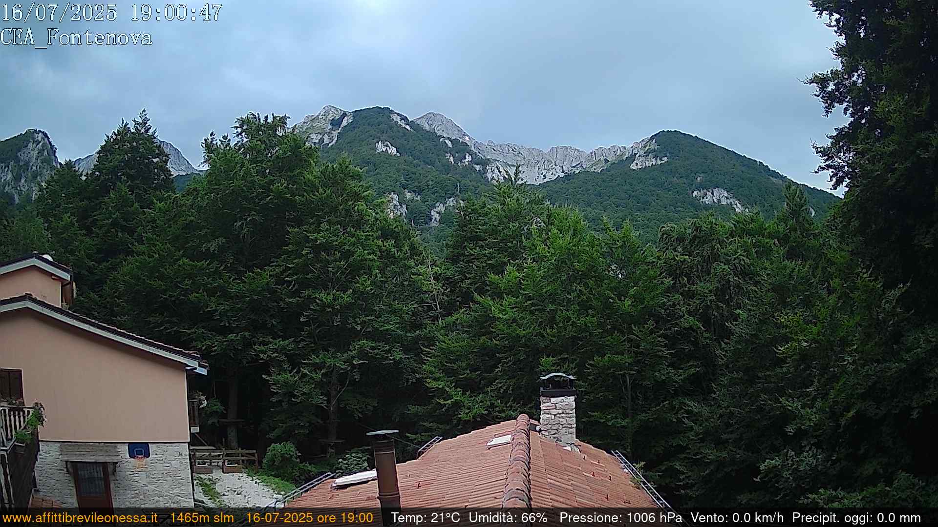 immagine della webcam nei dintorni di Montereale: webcam Leonessa