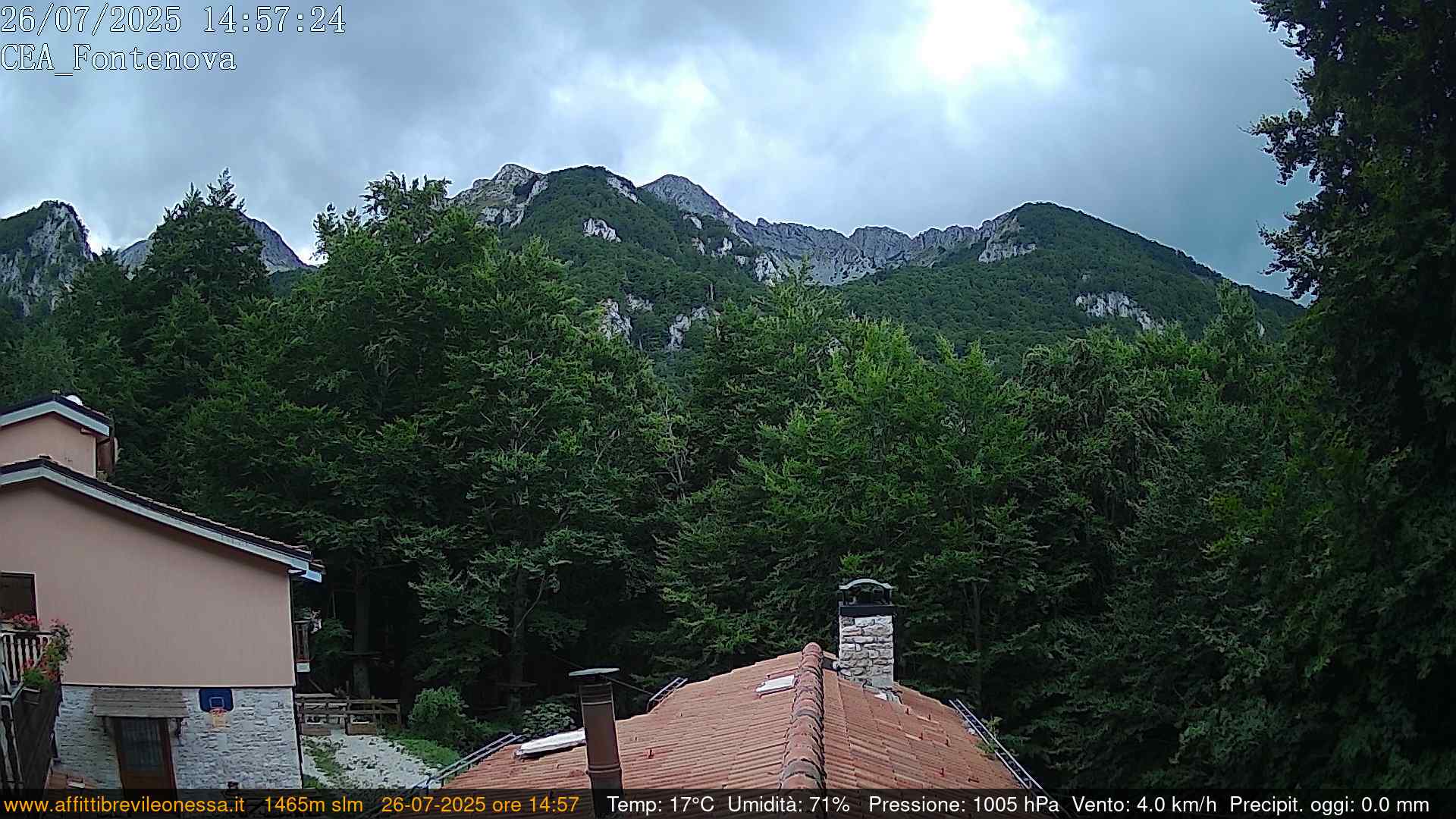 immagine della webcam nei dintorni di Rieti: webcam Leonessa