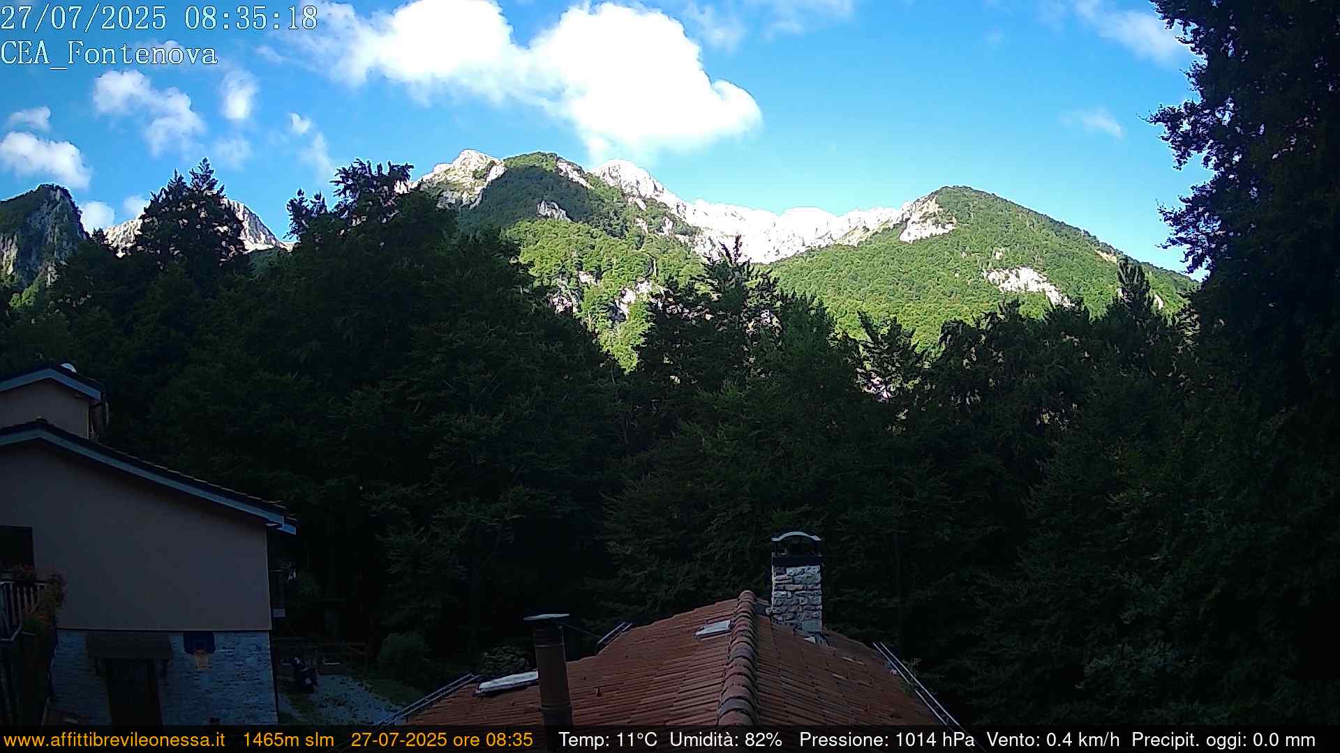immagine della webcam nei dintorni di Montereale: webcam Leonessa