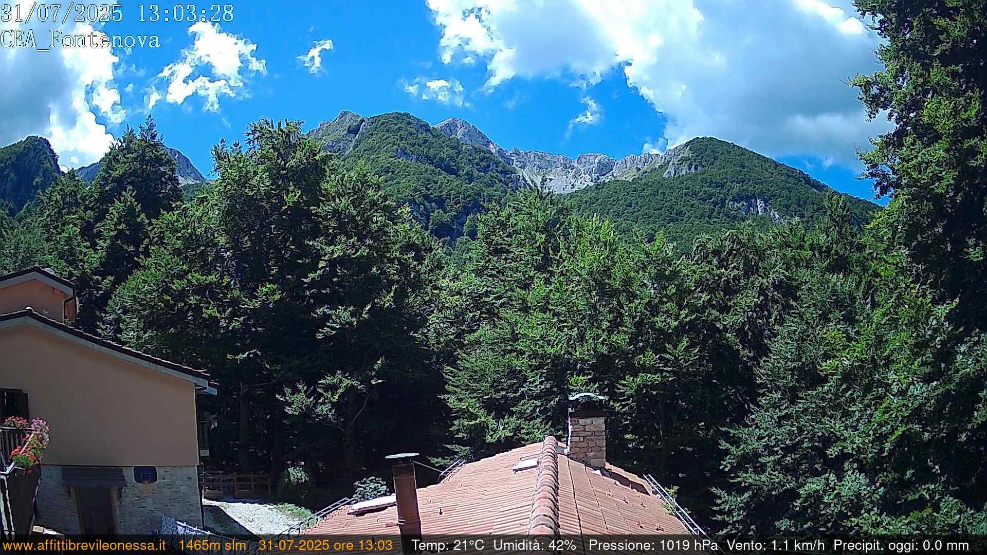 immagine della webcam nei dintorni di Terni: webcam Leonessa
