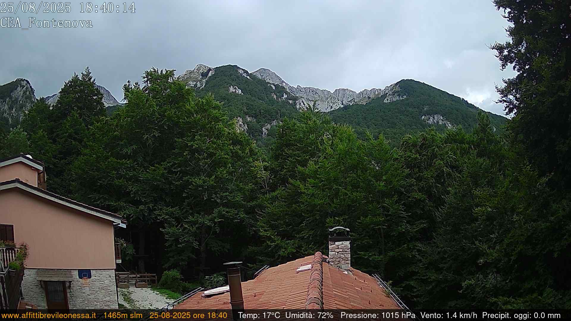 immagine della webcam nei dintorni di Antrodoco: webcam Leonessa