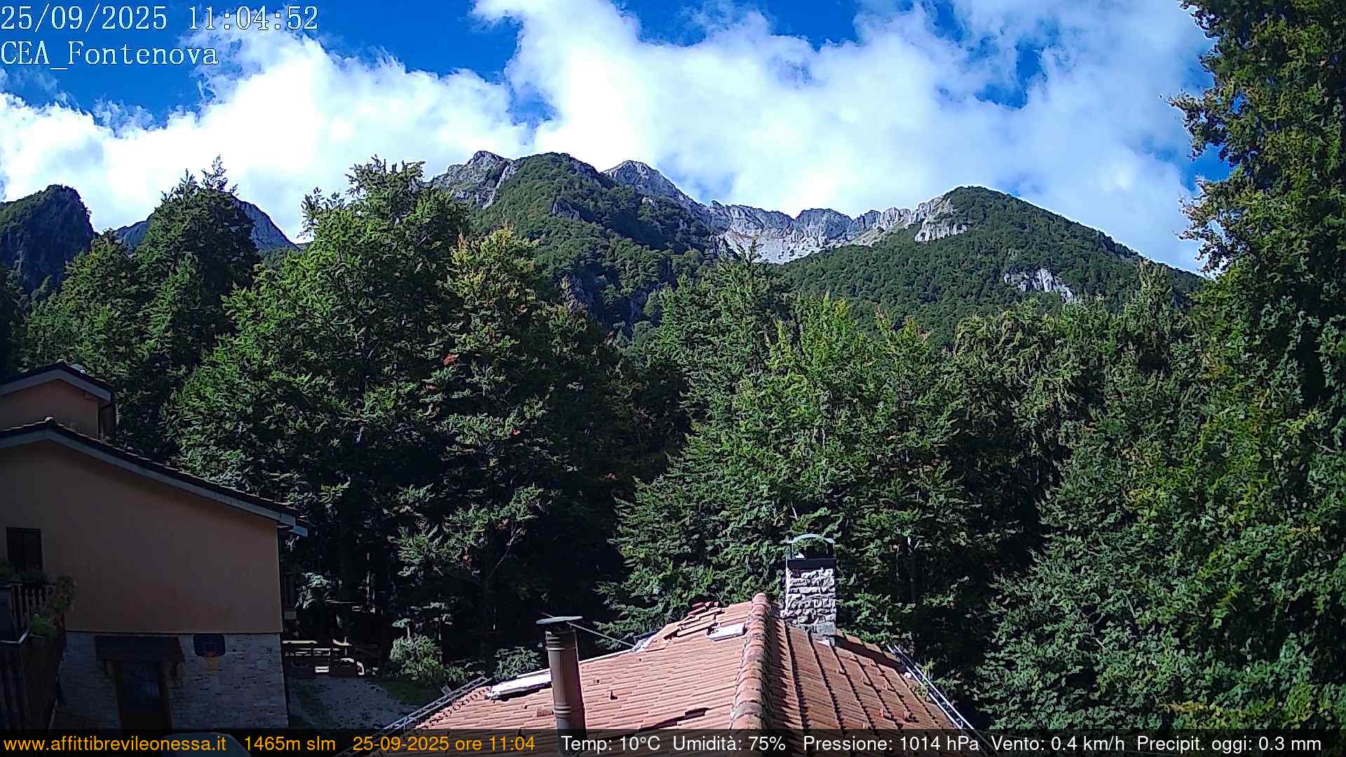 immagine della webcam nei dintorni di Castelluccio Norcia: webcam Leonessa