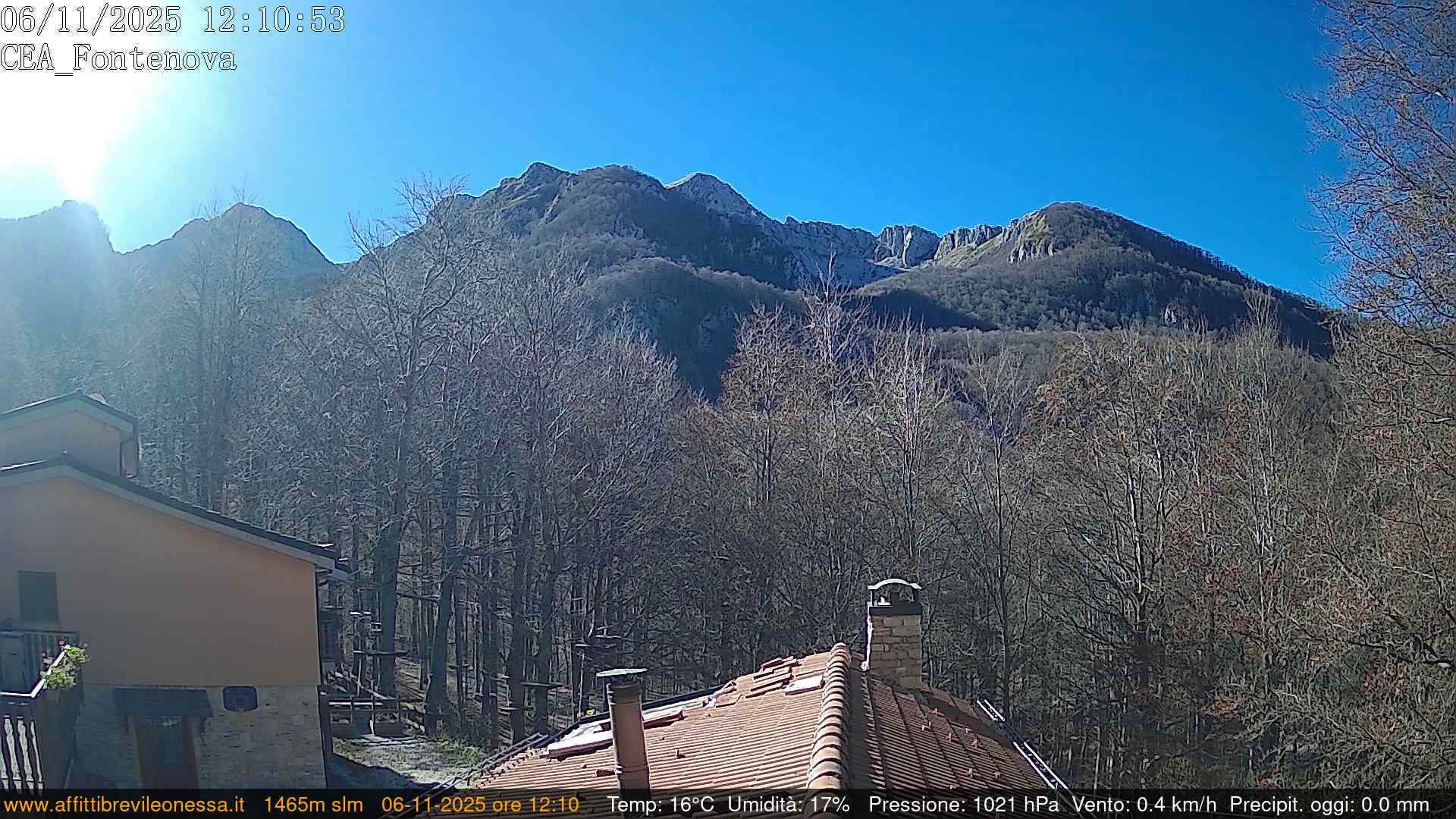 immagine della webcam nei dintorni di Antrodoco: webcam Leonessa