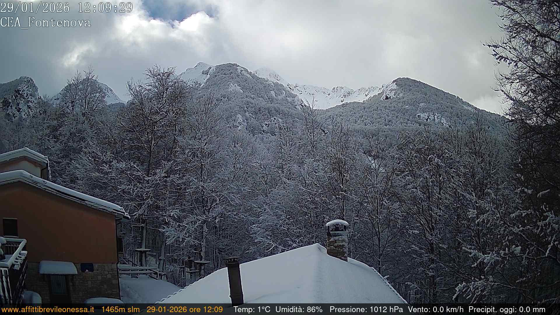 immagine della webcam nei dintorni di Arquata del Tronto: webcam Leonessa