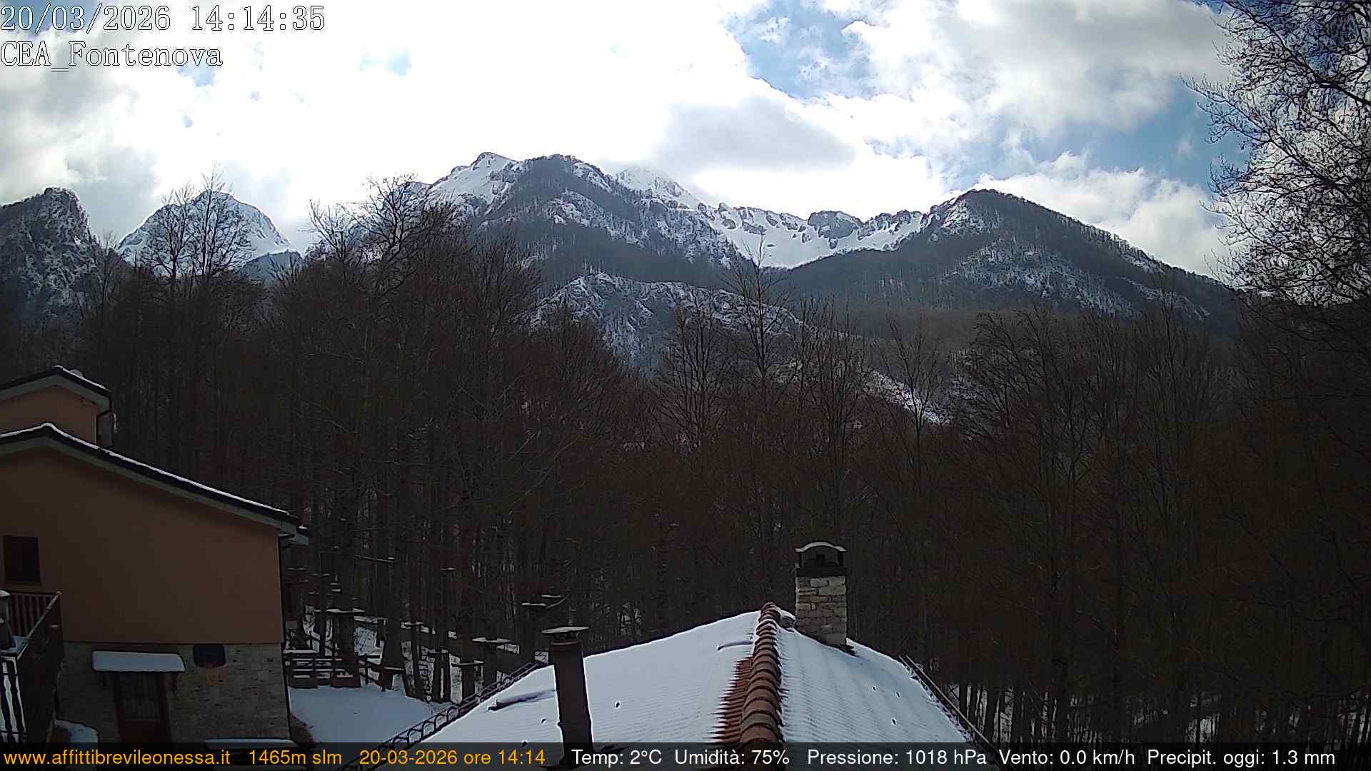 immagine della webcam nei dintorni di Poggio Bustone: webcam Leonessa