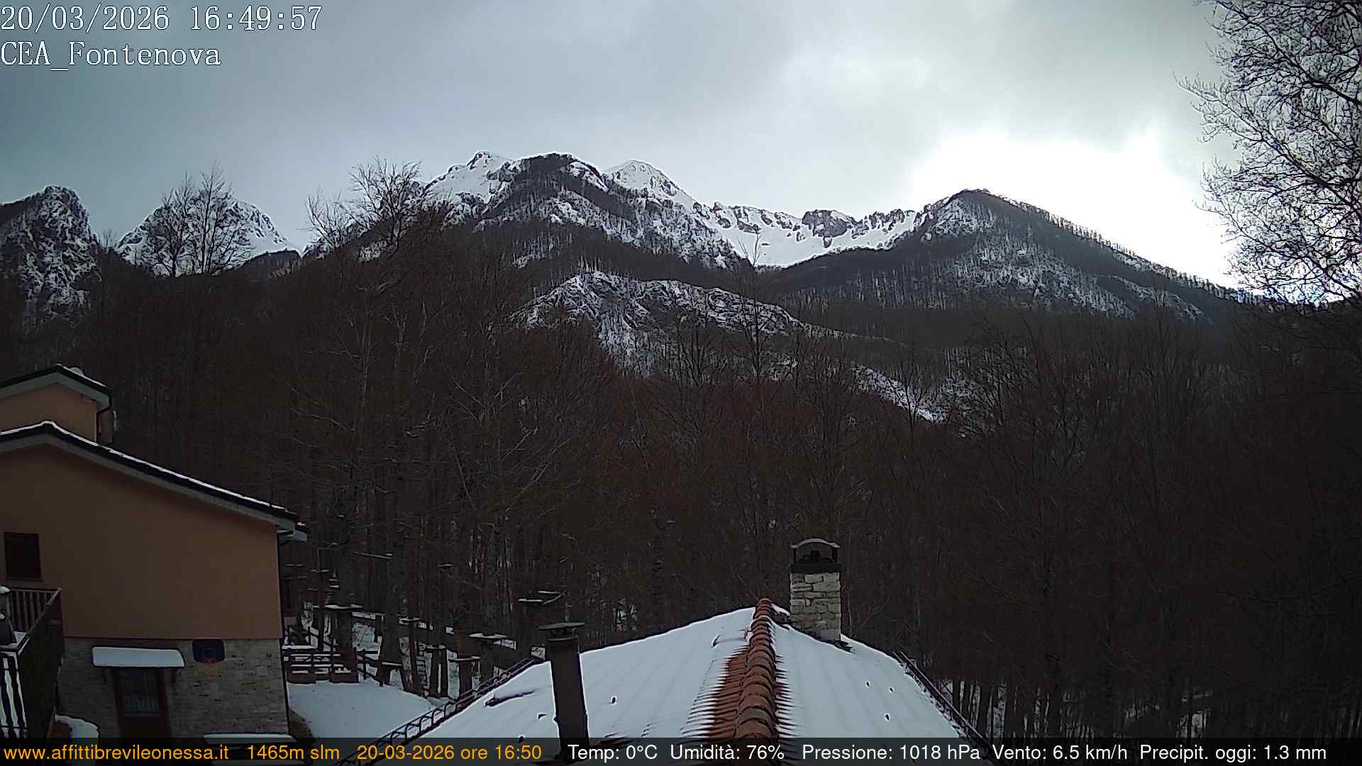 immagine della webcam nei dintorni di Poggio Bustone: webcam Leonessa