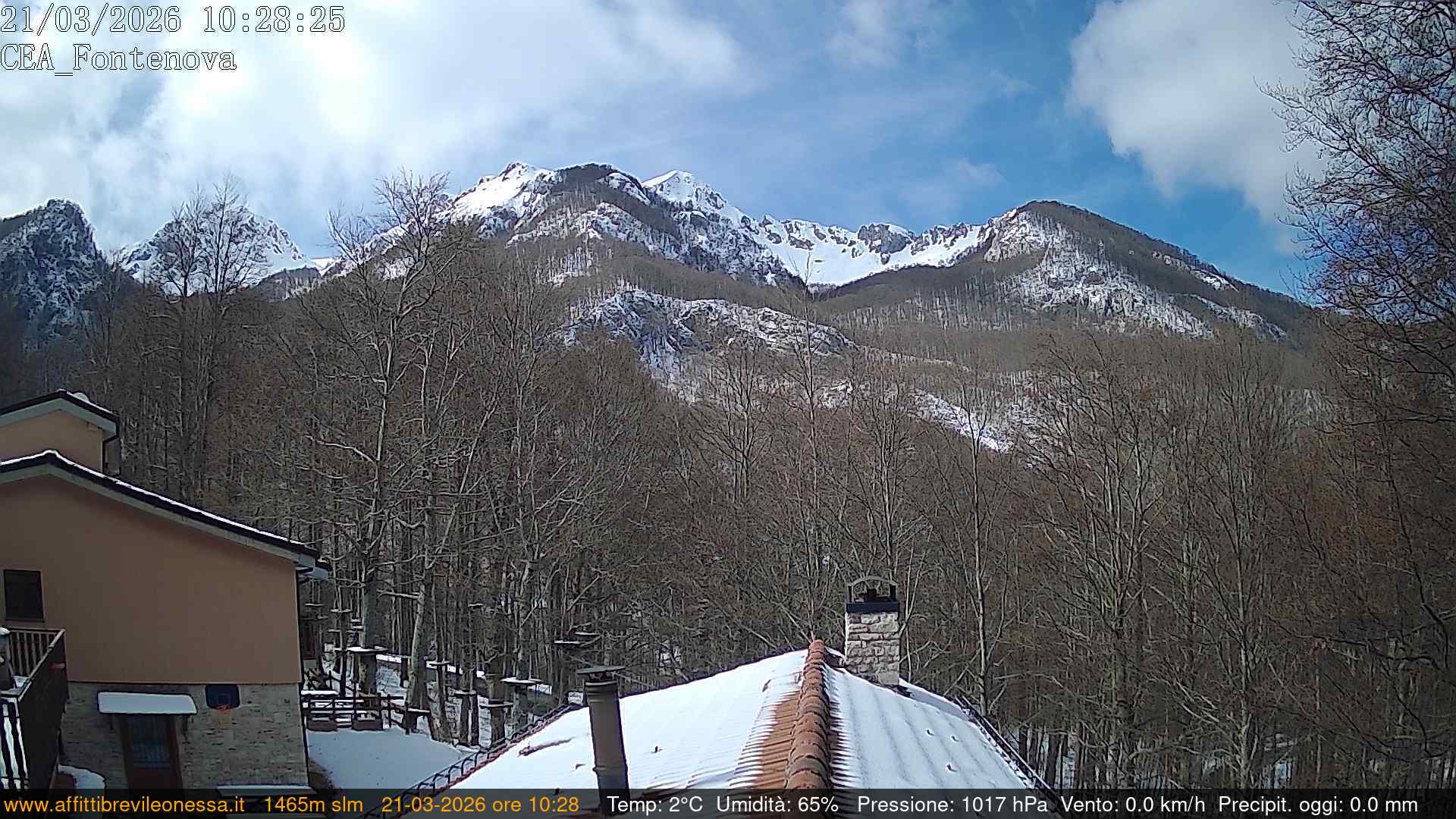 immagine della webcam nei dintorni di Poggio Bustone: webcam Leonessa