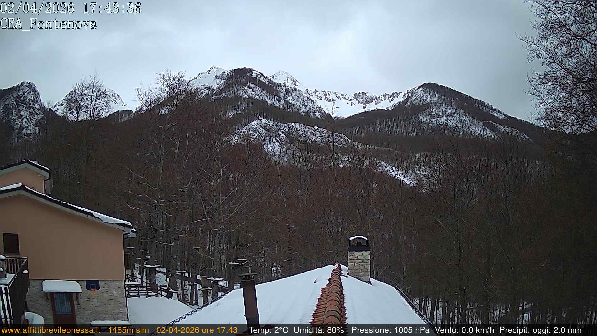 immagine della webcam nei dintorni di Arquata del Tronto: webcam Leonessa