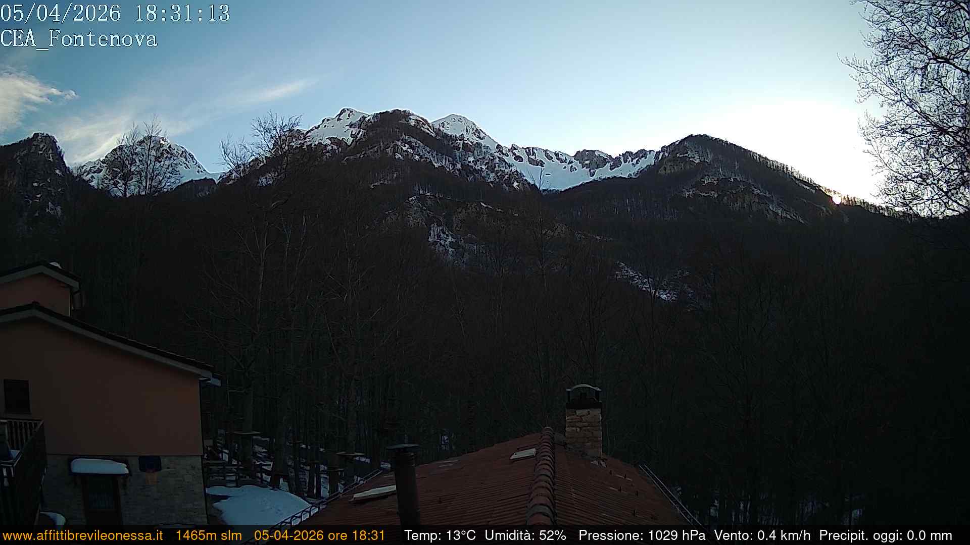 immagine della webcam nei dintorni di Cascate delle Marmore: webcam Leonessa