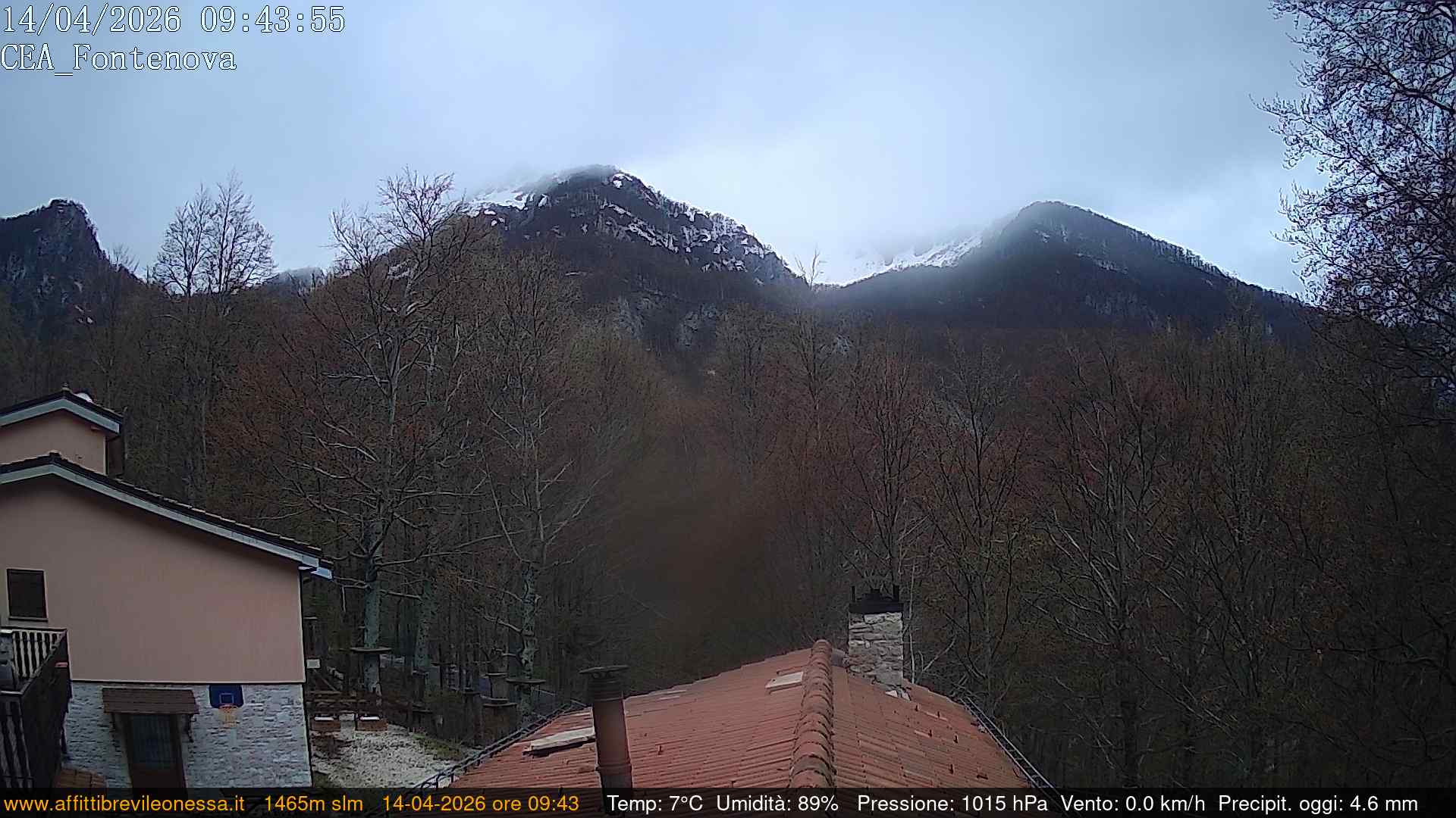 immagine della webcam nei dintorni di Pizzoli: webcam Leonessa