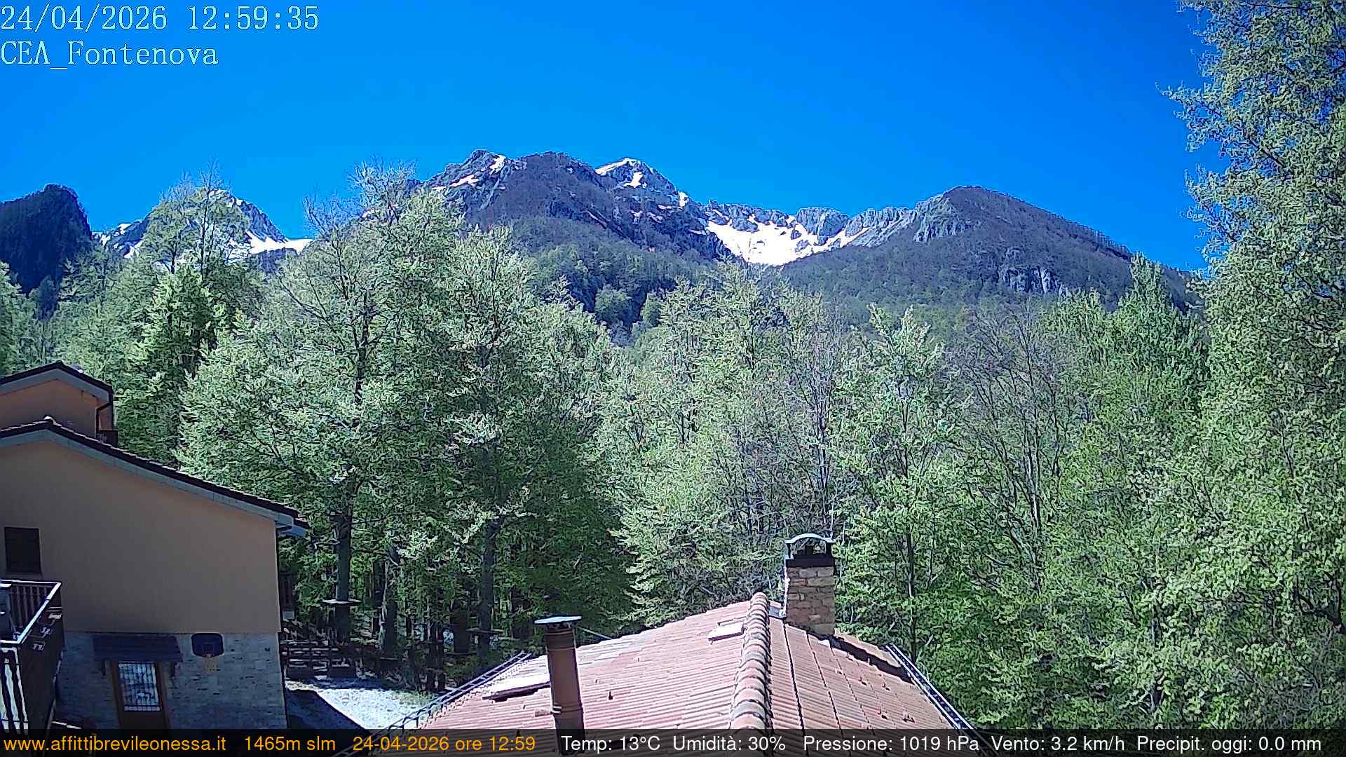 immagine della webcam nei dintorni di Rieti: webcam Leonessa