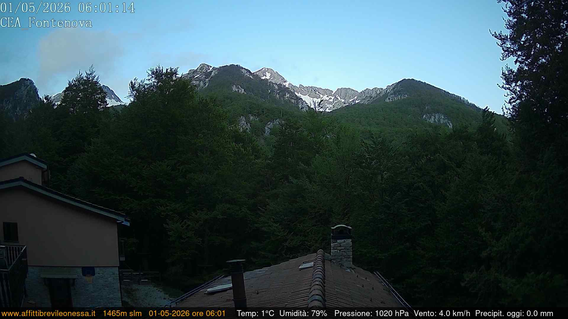 immagine della webcam nei dintorni di Terminillo: webcam Leonessa