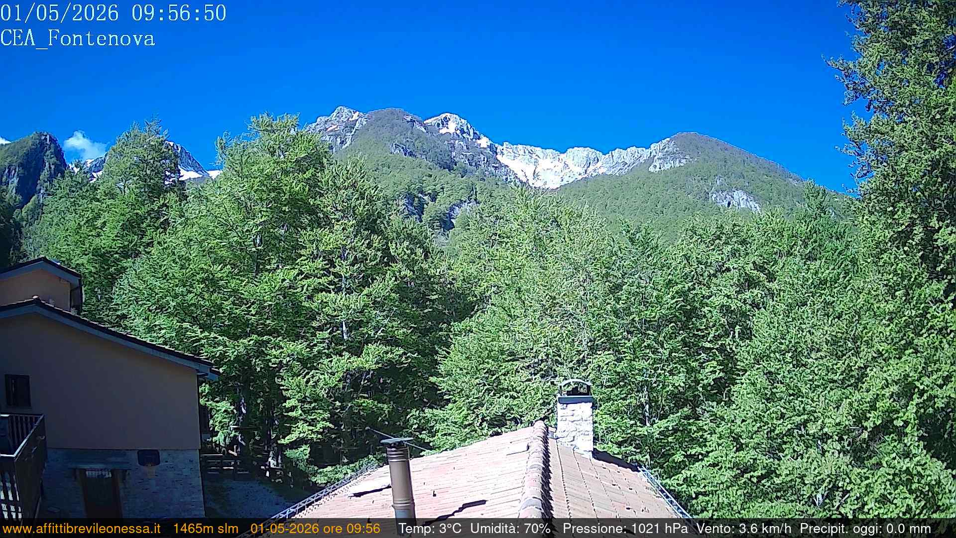 immagine della webcam nei dintorni di Terminillo: webcam Leonessa