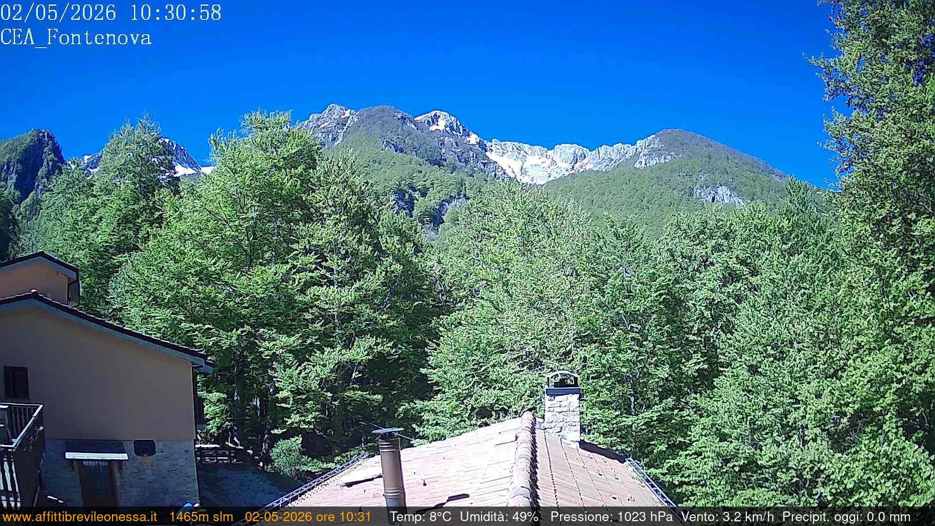 immagine della webcam nei dintorni di Castelluccio Norcia: webcam Leonessa