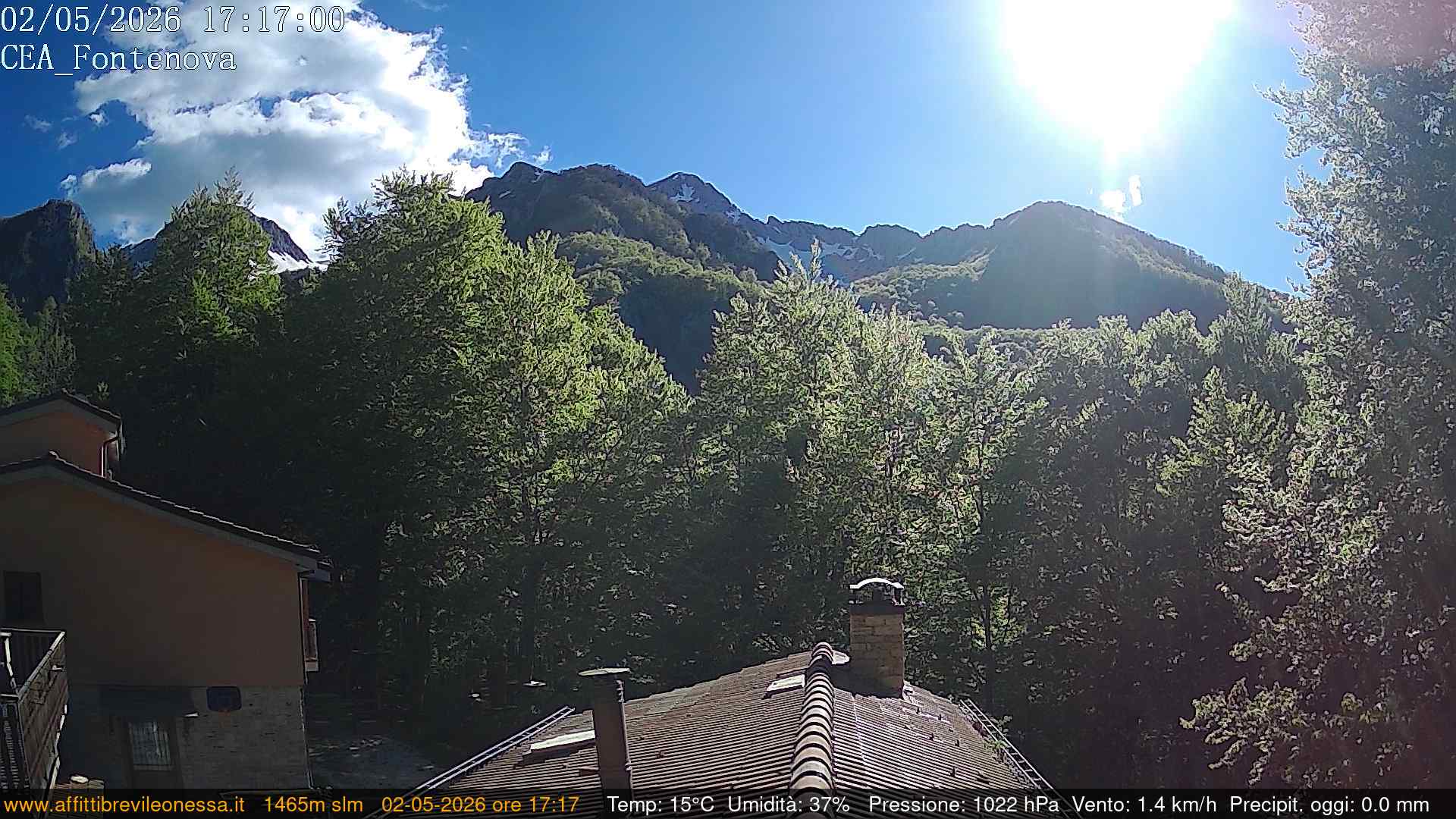 immagine della webcam nei dintorni di Castelluccio Norcia: webcam Leonessa