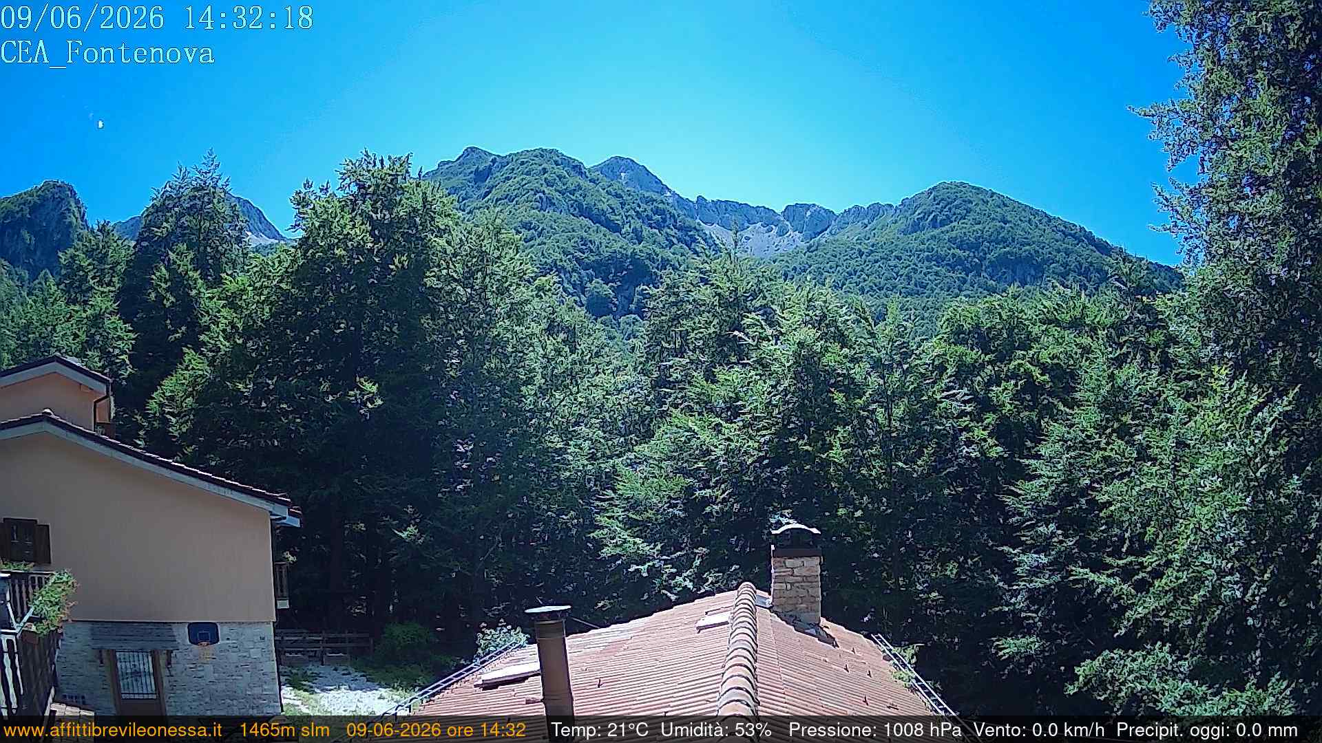 immagine della webcam nei dintorni di Pizzoli: webcam Leonessa