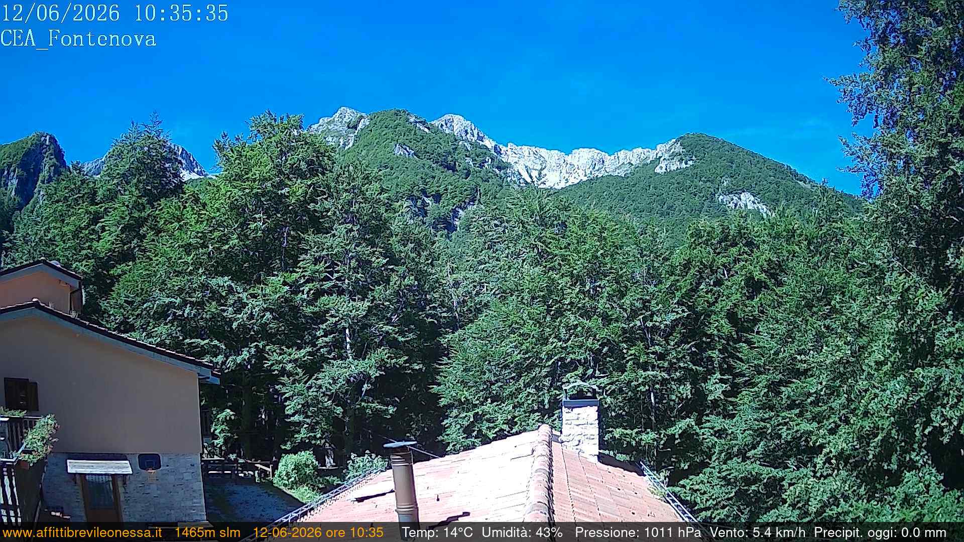immagine della webcam nei dintorni di Antrodoco: webcam Leonessa