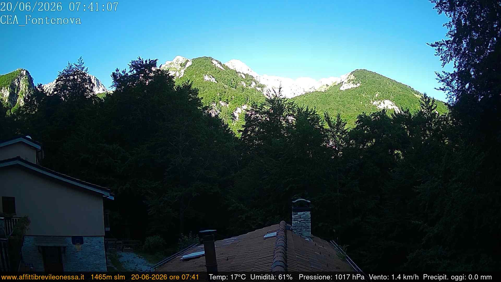 immagine della webcam nei dintorni di Arquata del Tronto: webcam Leonessa