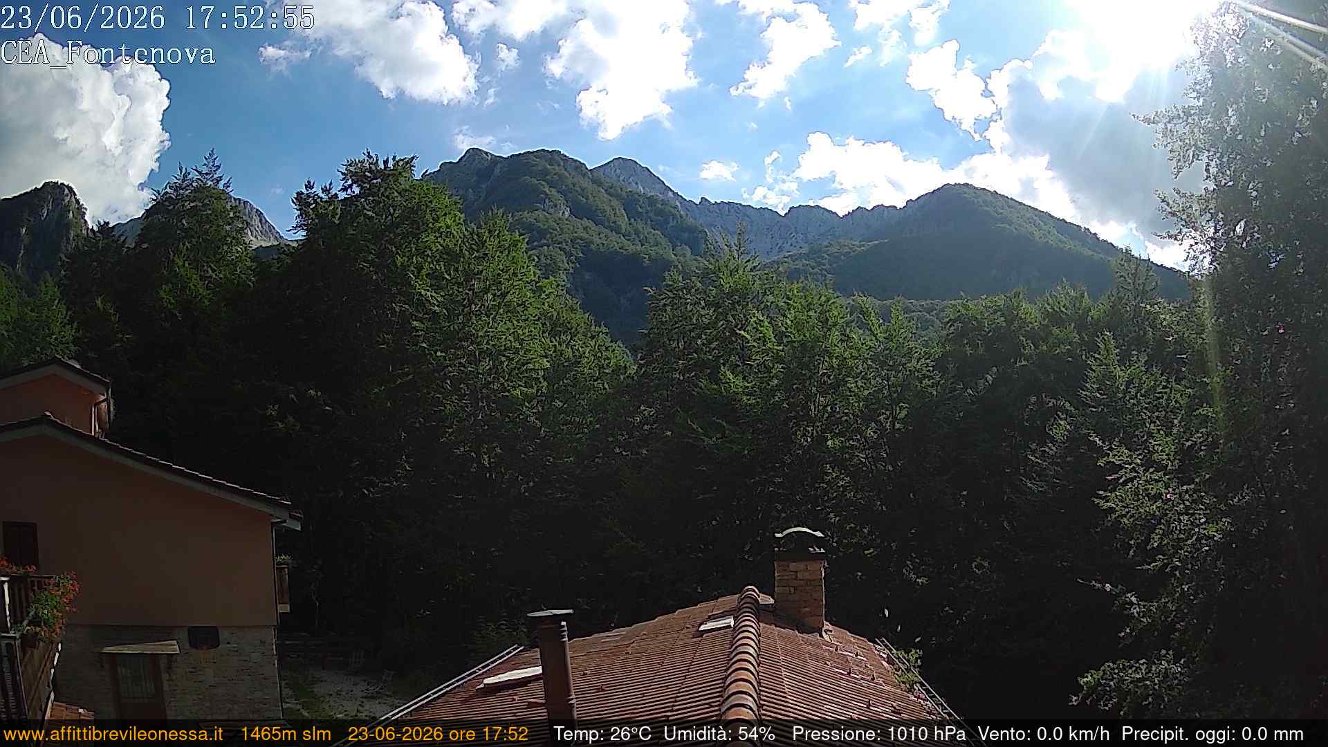 immagine della webcam nei dintorni di Poggio Bustone: webcam Leonessa