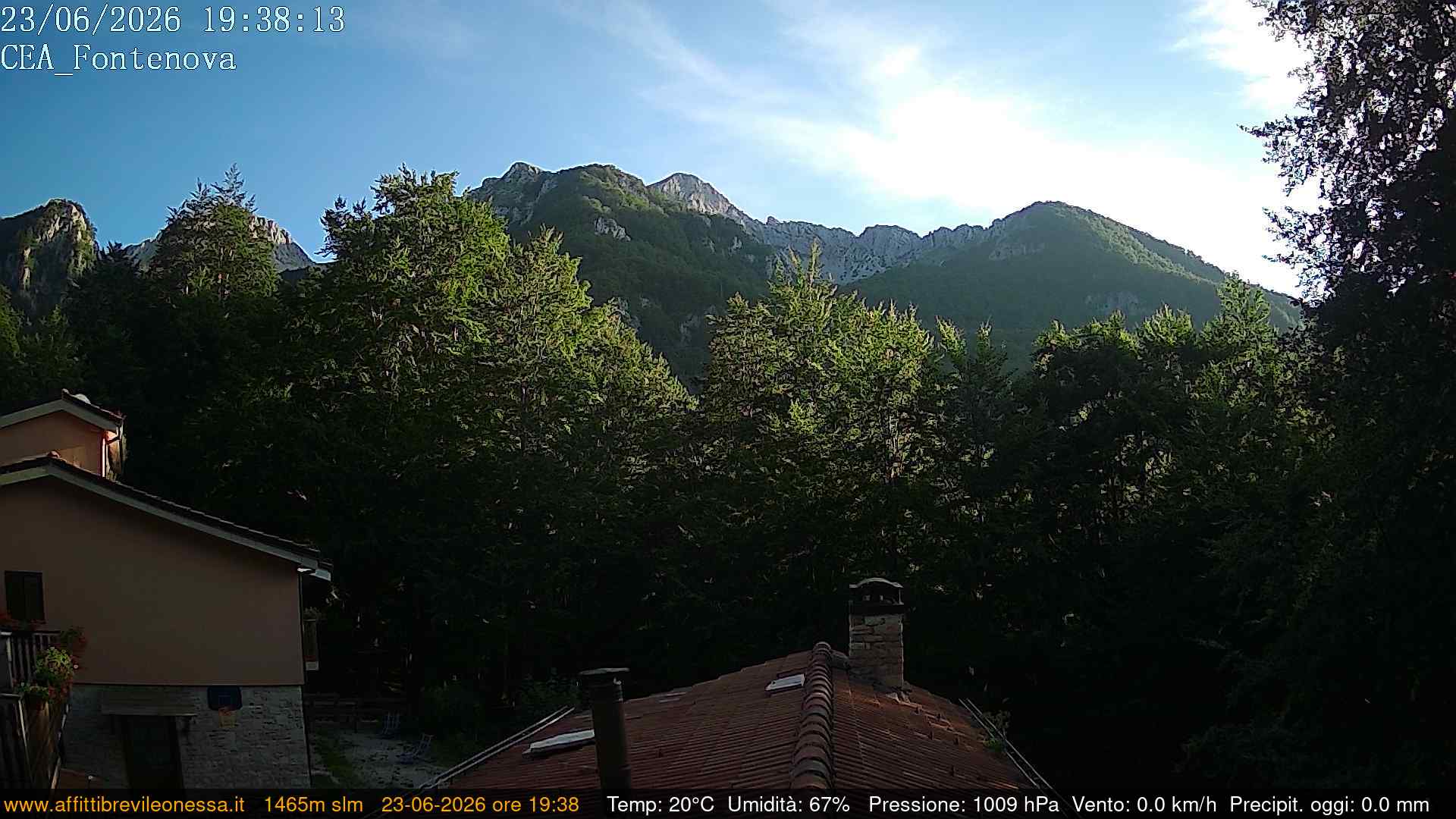 immagine della webcam nei dintorni di Poggio Bustone: webcam Leonessa