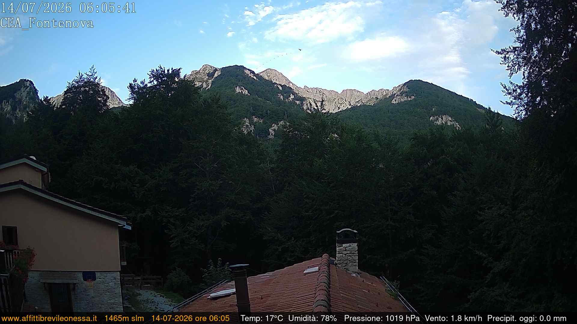 immagine della webcam nei dintorni di Pizzoli: webcam Leonessa