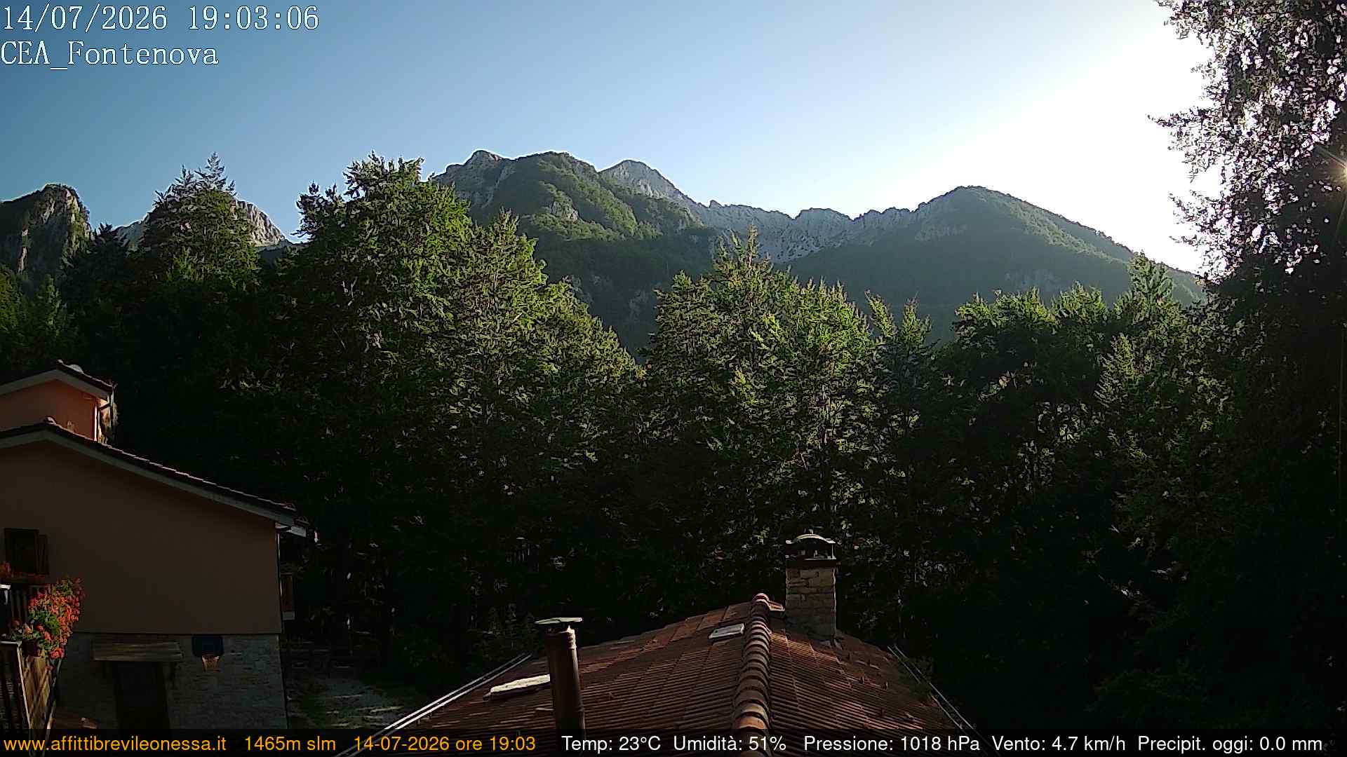immagine della webcam nei dintorni di Spoleto: webcam Leonessa