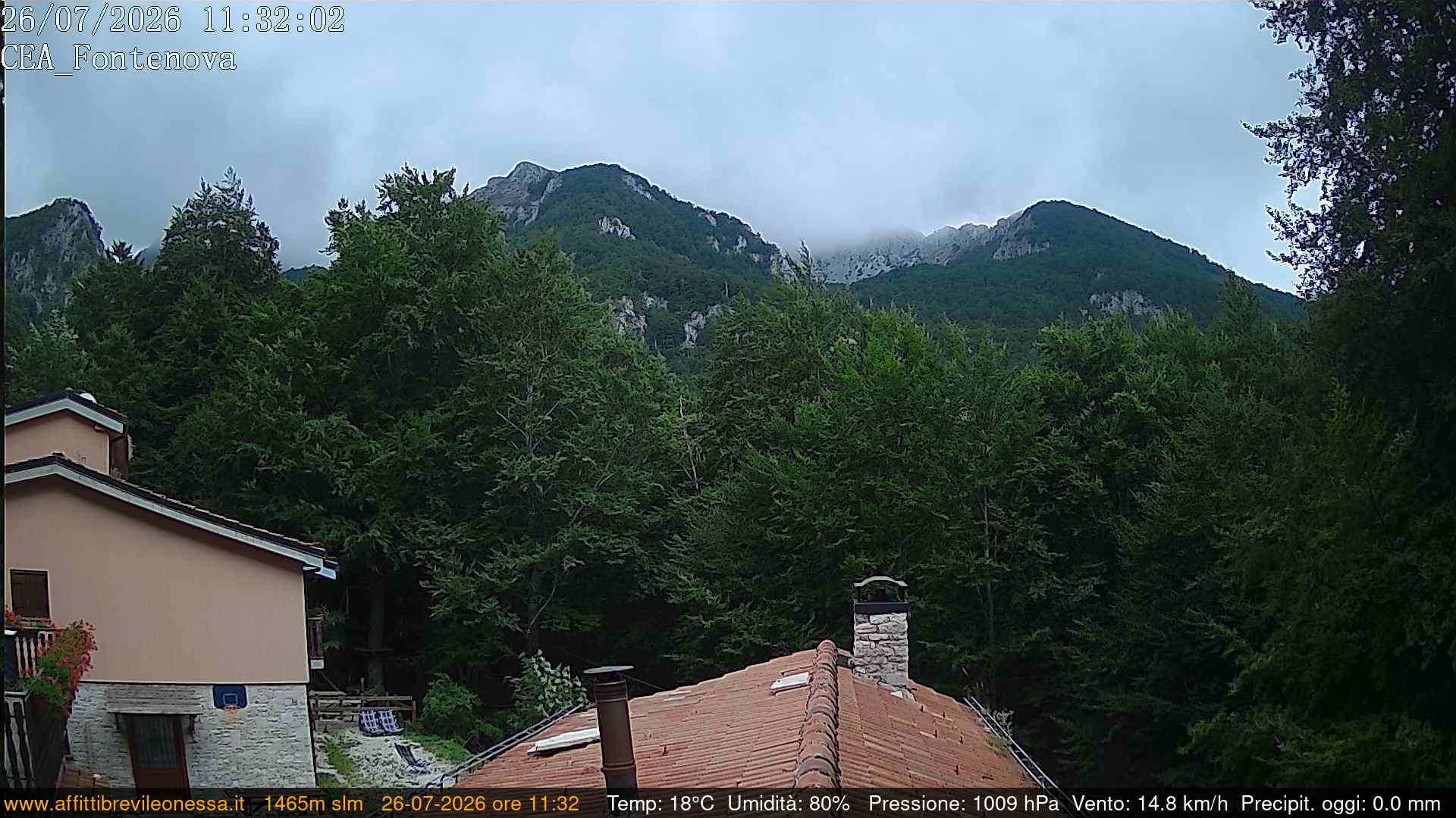 immagine della webcam nei dintorni di Rieti: webcam Leonessa