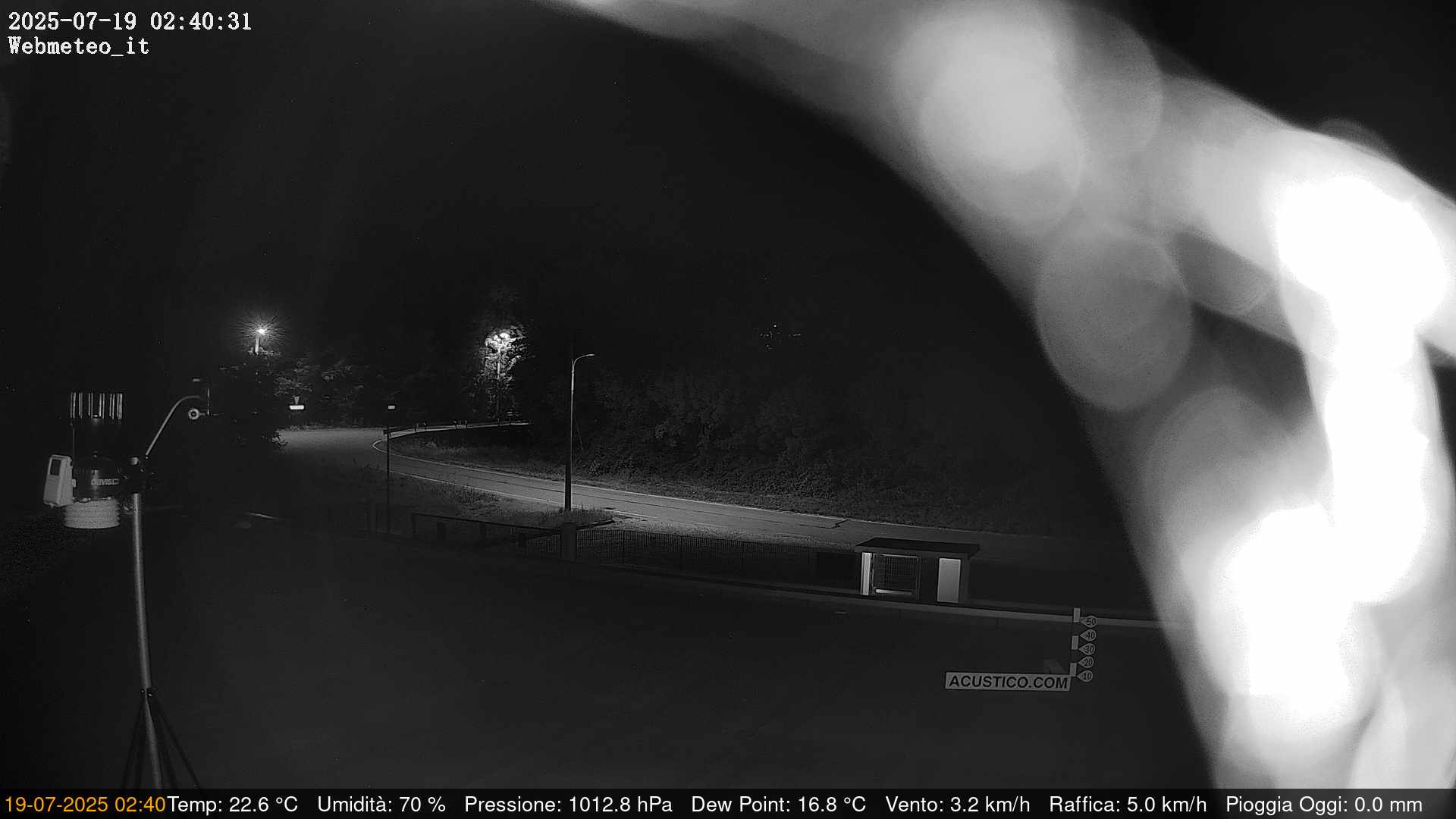 immagine della webcam nei dintorni di Rivara: webcam San Francesco al Campo