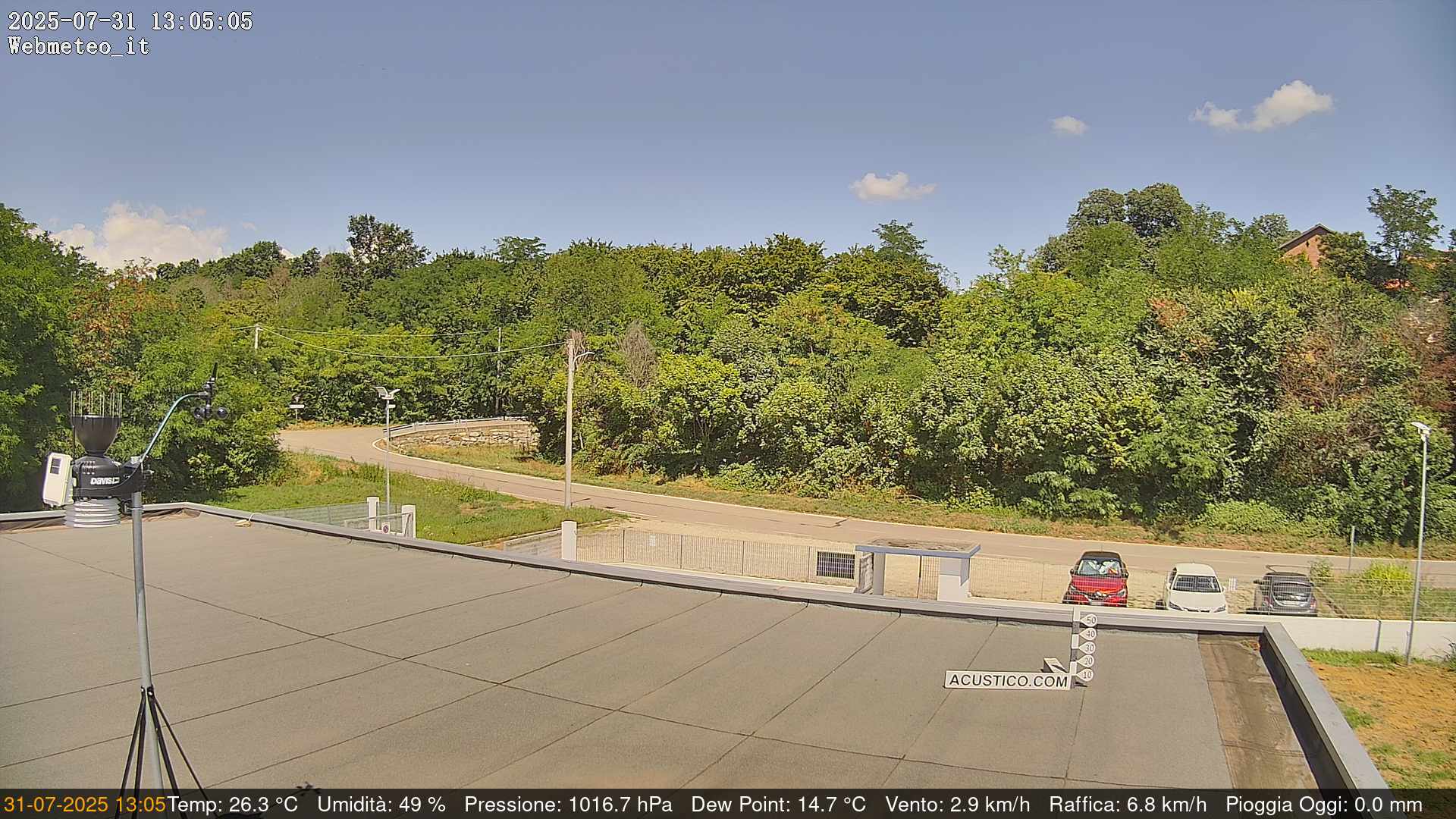 immagine della webcam nei dintorni di Germagnano: webcam San Francesco al Campo