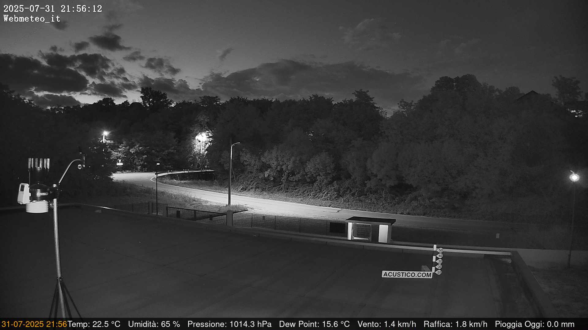 immagine della webcam nei dintorni di Rivarolo Canavese: webcam San Francesco al Campo