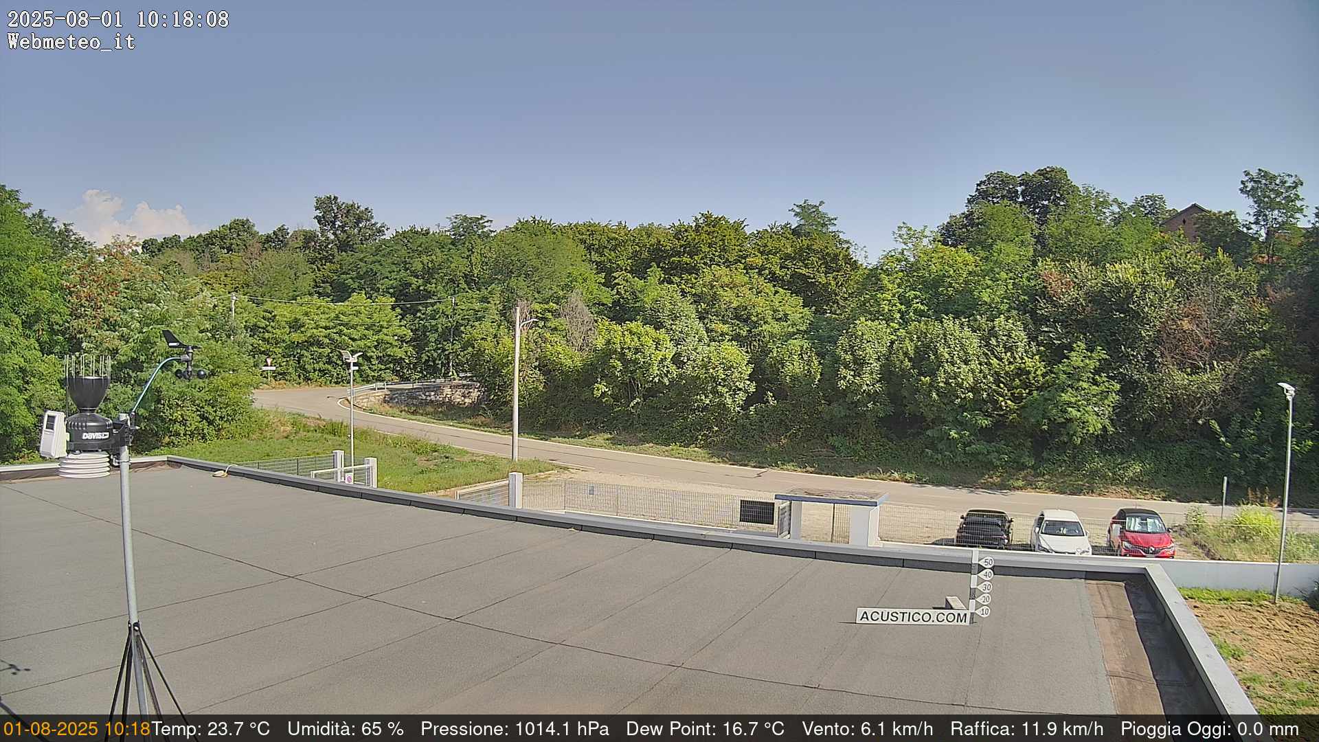 immagine della webcam nei dintorni di Castelnuovo Don Bosco: webcam San Francesco al Campo