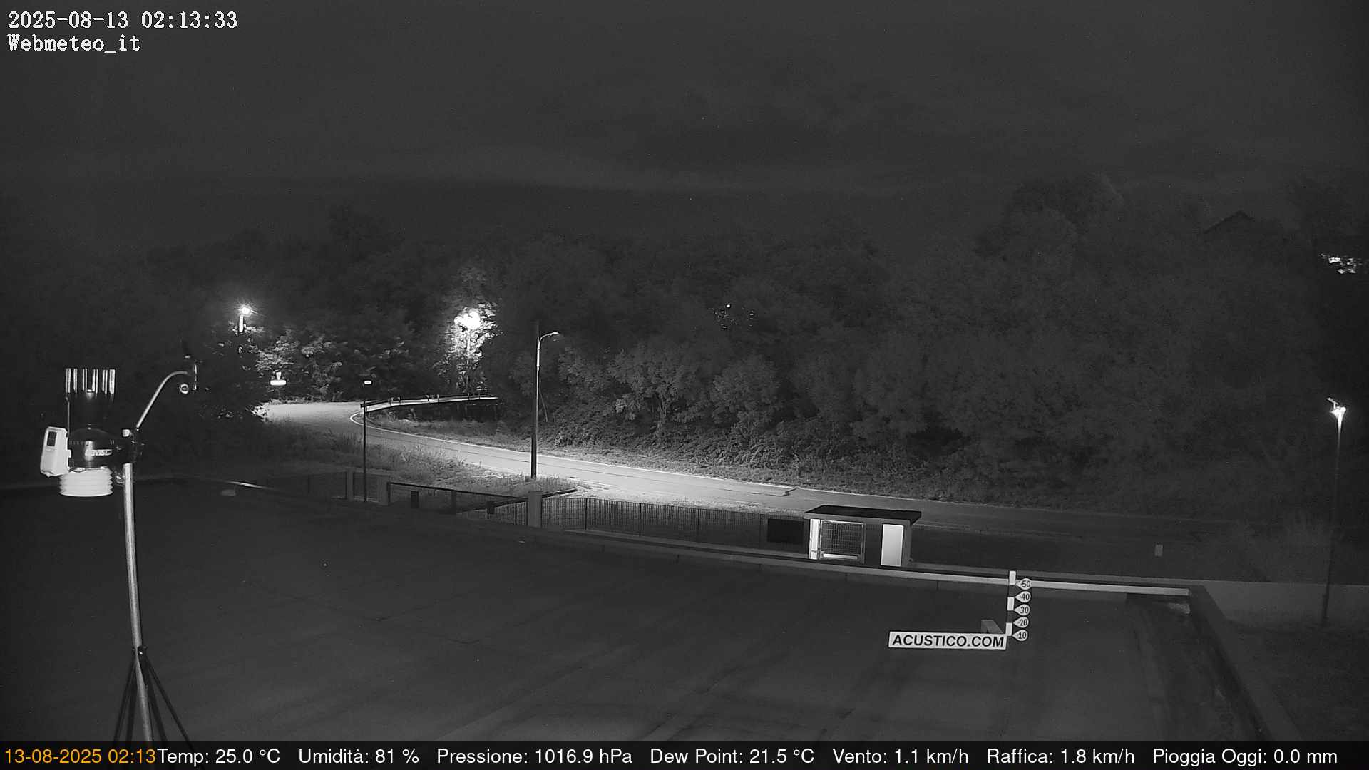 immagine della webcam nei dintorni di Villanova Canavese: webcam San Francesco al Campo