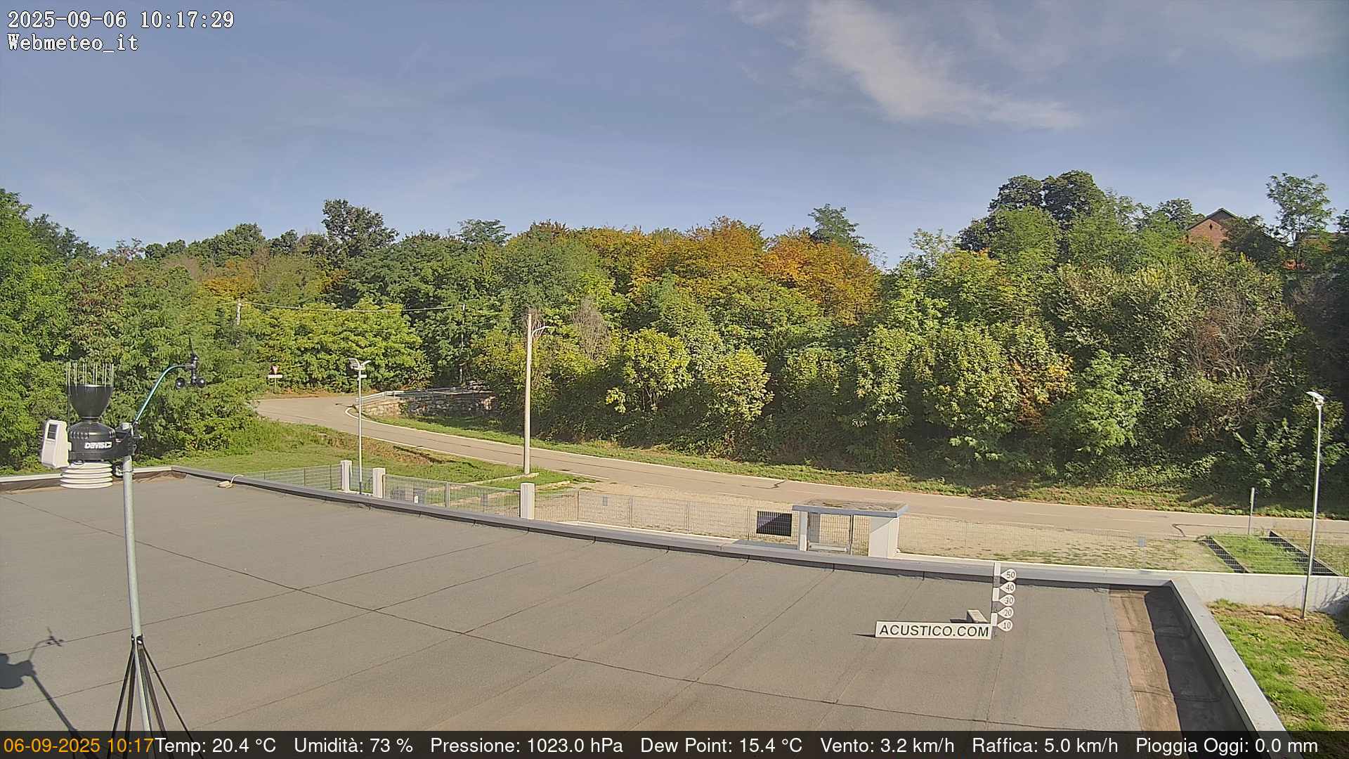 immagine della webcam nei dintorni di Rivara: webcam San Francesco al Campo
