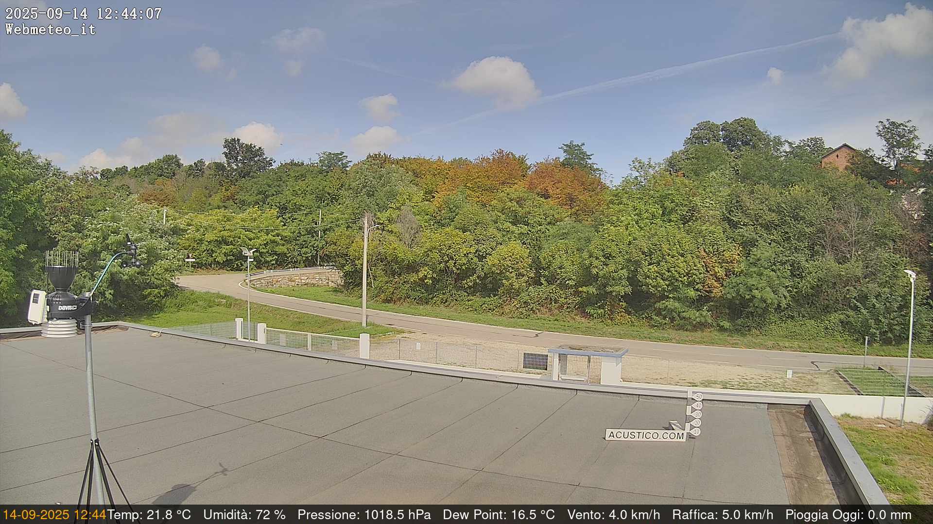 immagine della webcam nei dintorni di Pecetto Torinese: webcam San Francesco al Campo