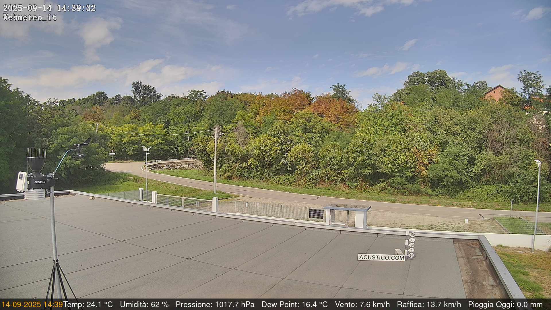 immagine della webcam nei dintorni di Pecetto Torinese: webcam San Francesco al Campo