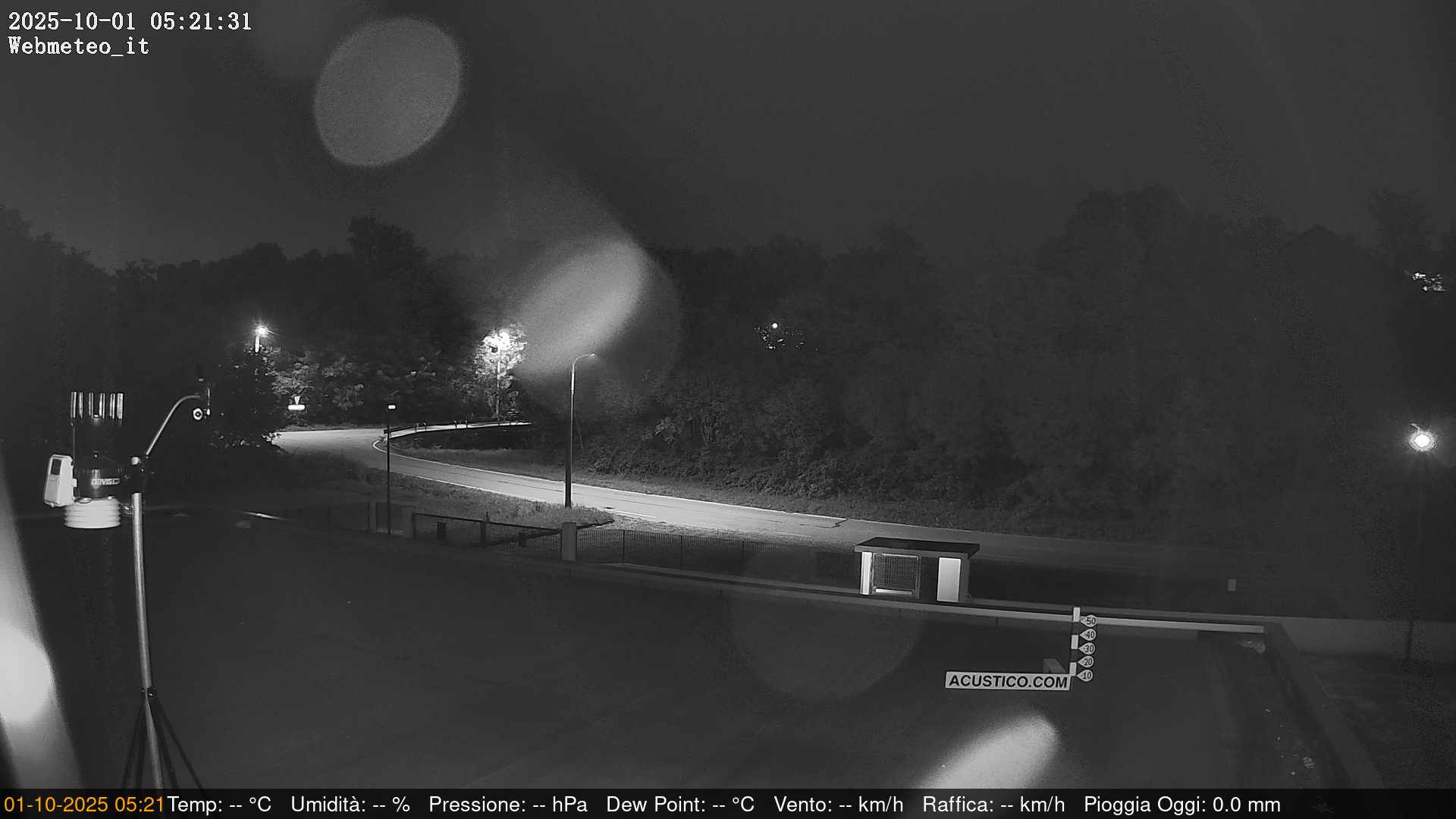 immagine della webcam nei dintorni di Villanova Canavese: webcam San Francesco al Campo